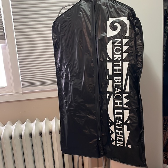 North Beach leather snake print jacket Sz 8 womens - Picture 6 of 6